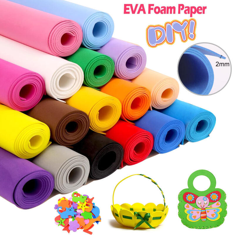 Cosplay Props Eva Foam - Feuilles de mousse EVA colorées, 2mm