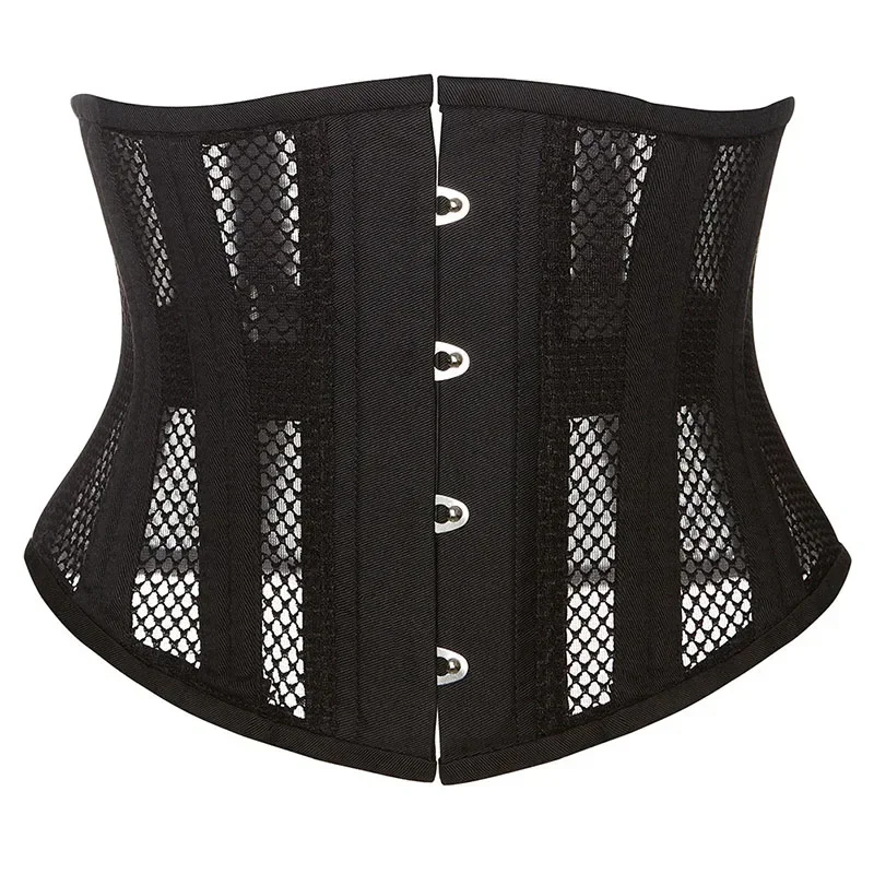 Boning Corset Steel - Corset sous-poitrine pour femme, à baleines
