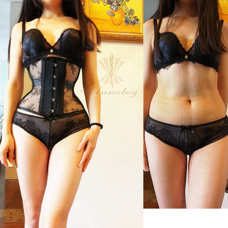 Boning Corset Steel - Annzley Corset minceur avant et après