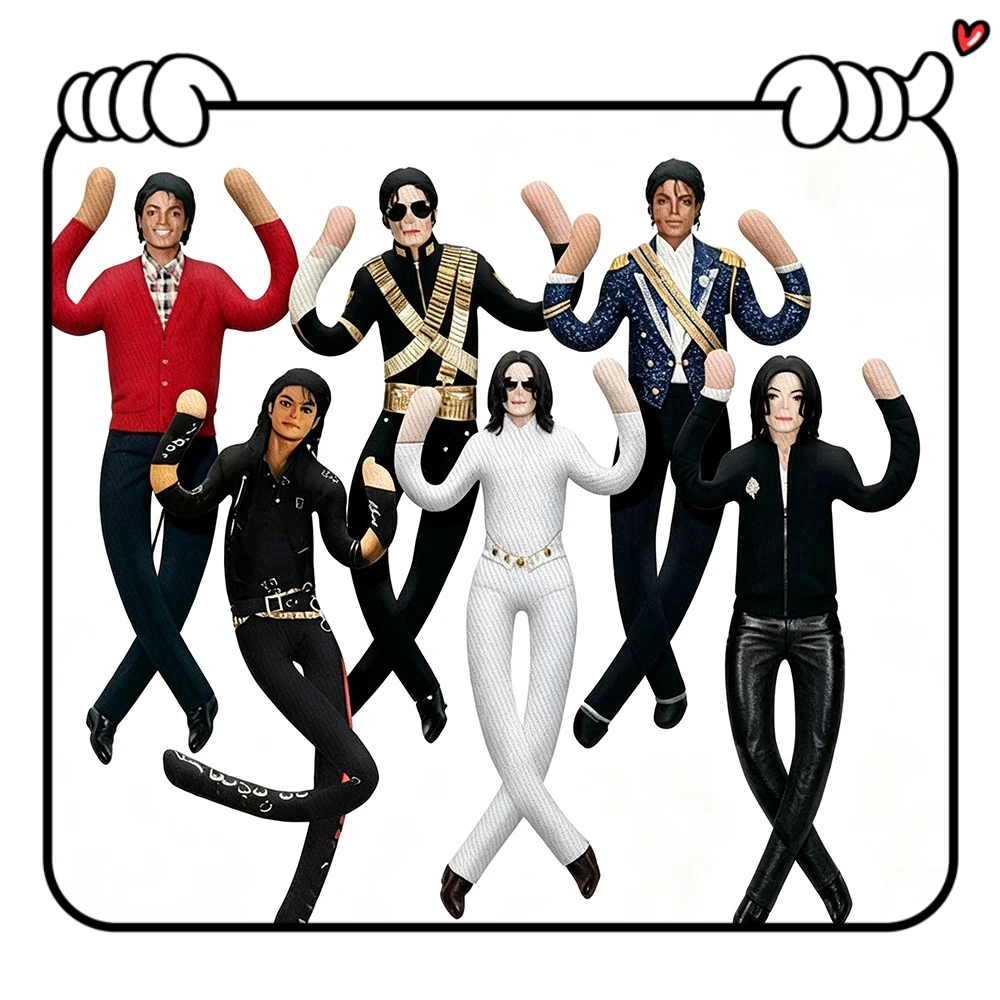 Cosplay Prop Designer - Figurine en peluche articulée Michael Jackson,