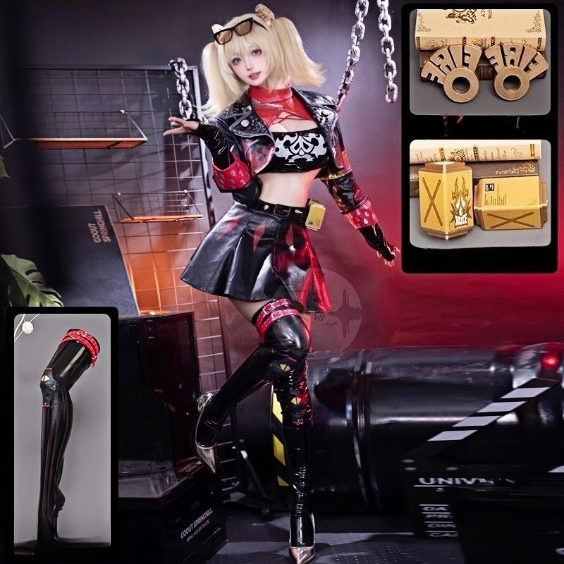 Burnice Cosplay Prop - Costume de cosplay Burnice Whita Zenless