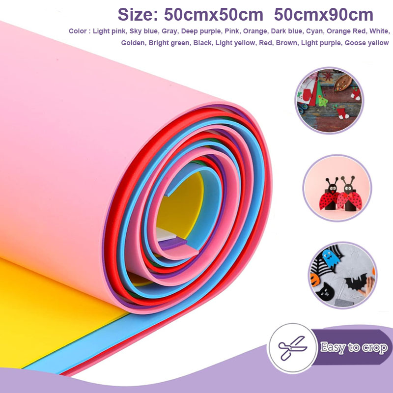 Craft Foam Roll - Feuilles de mousse Eva colorées, 1