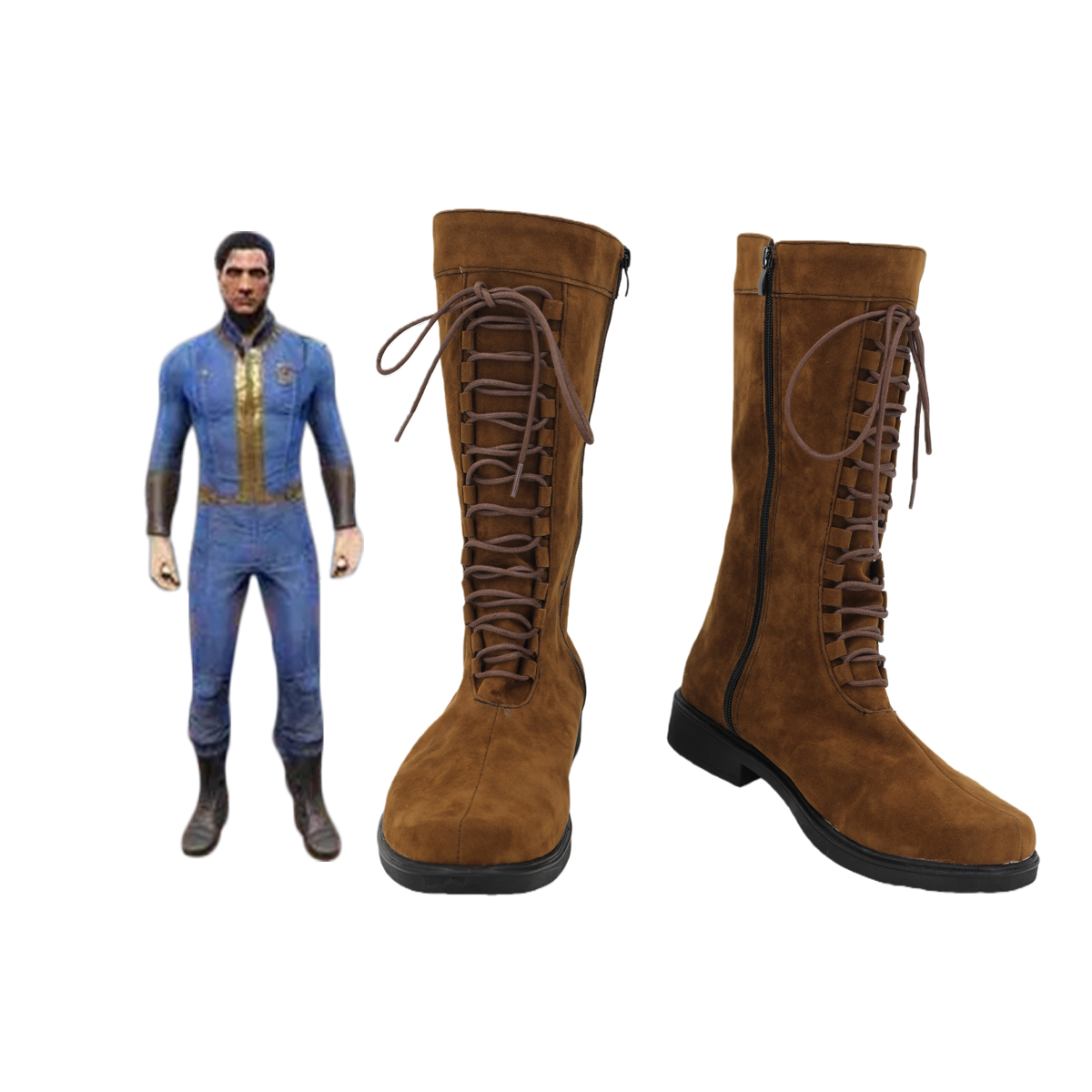 Fallout Cosplay Prop - Fallout 4 Vault costume Cosplay chaussures