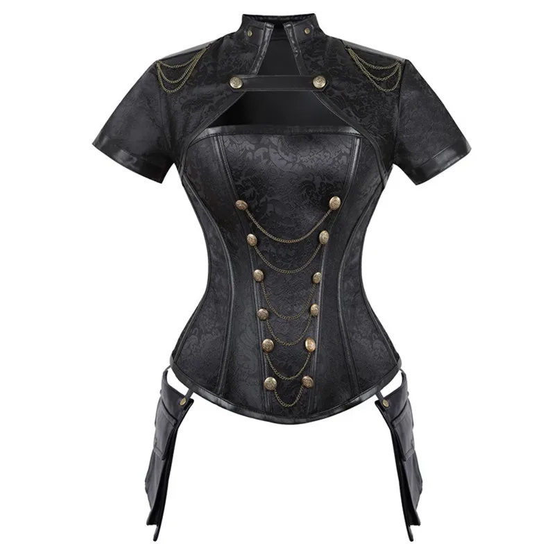 Boning Corset Steel - Corset médiéval pour femmes, vêtements Steampunk,