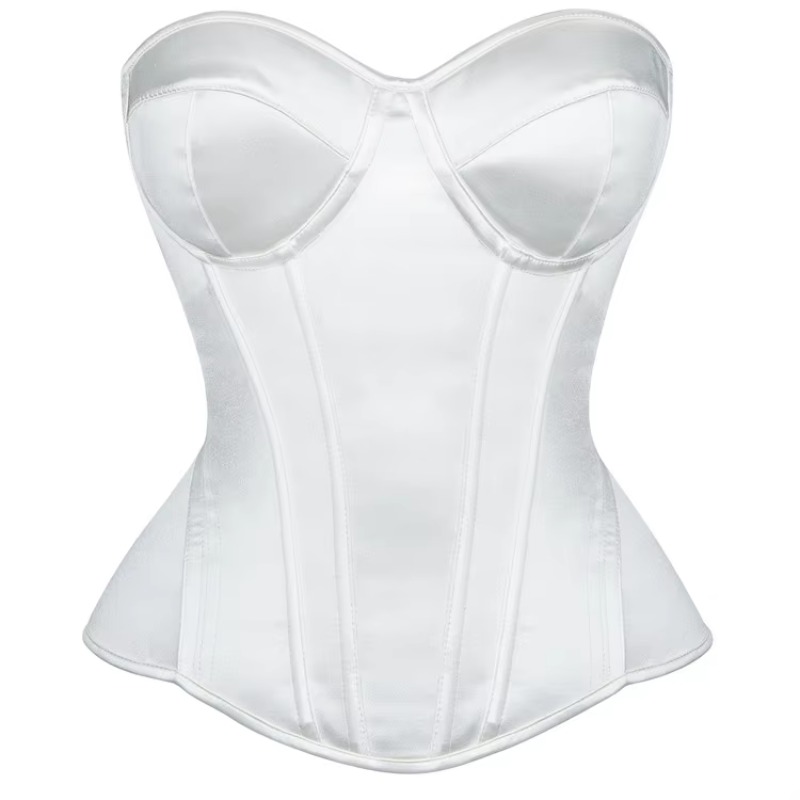 Corset blanc pour femme, busti - Boning Corset Steel avis et prix