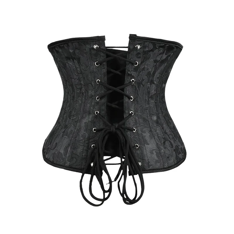 Sous le buste blanc noir Corse - Boning Corset Steel avis et prix