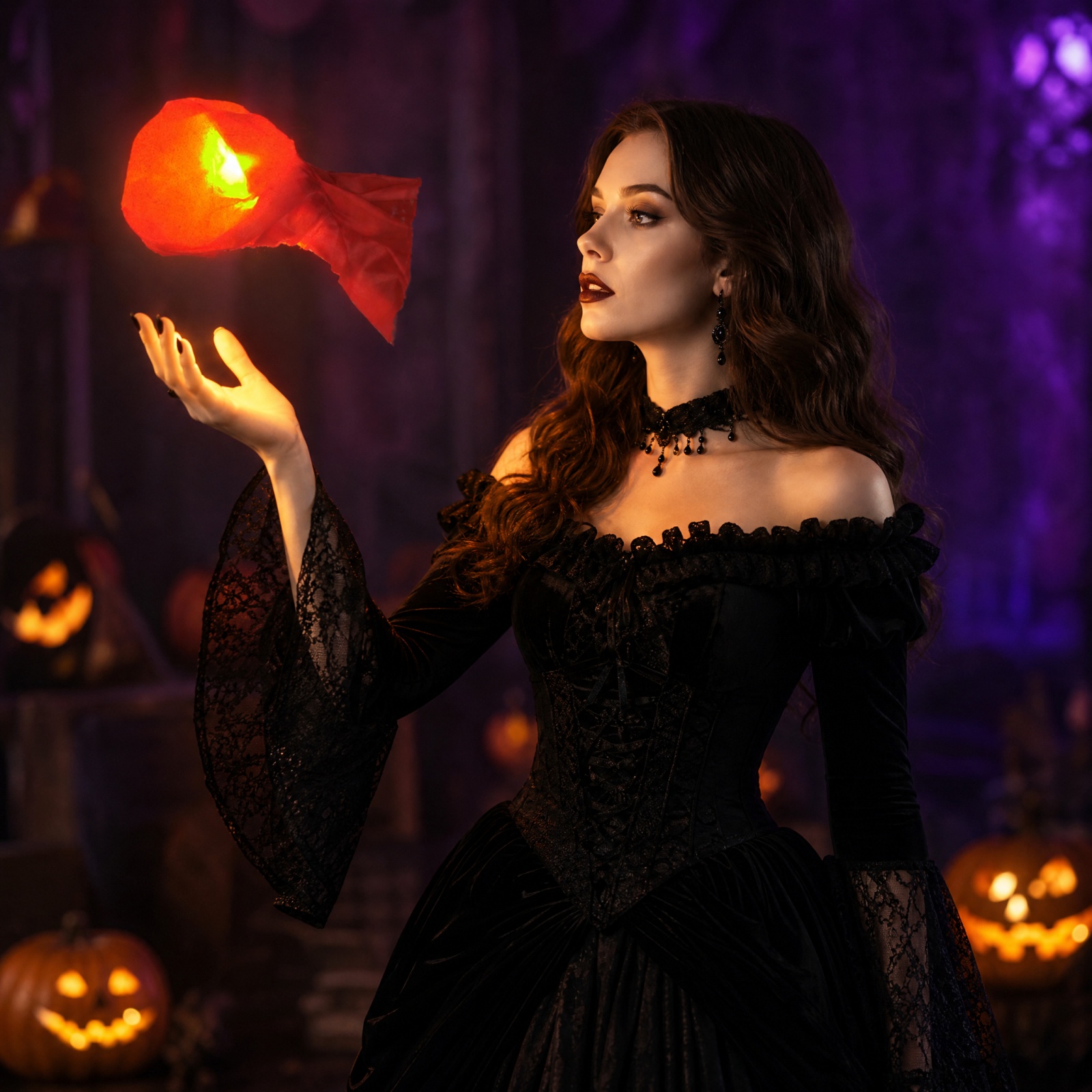 Décorations de fête d'Hallowee - Cosplay Fireball Prop avis et prix