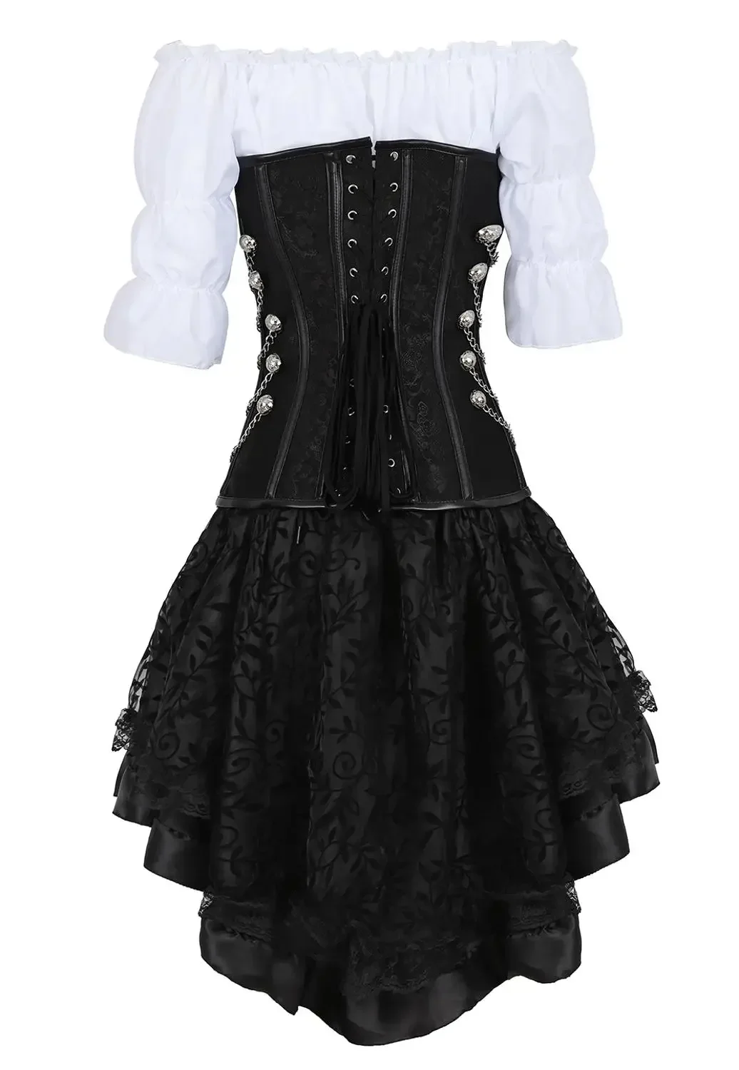 Corset en cuir et acier Sophia - Boning Corset Steel avis et prix